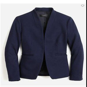 JCrew Navy Going-out Blazer in Stretch Twill